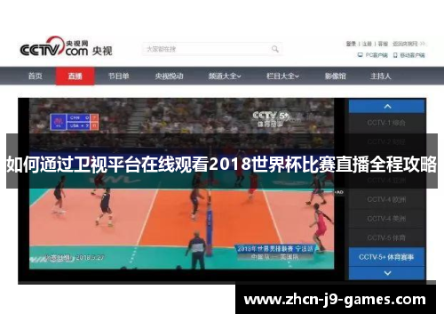 如何通过卫视平台在线观看2018世界杯比赛直播全程攻略